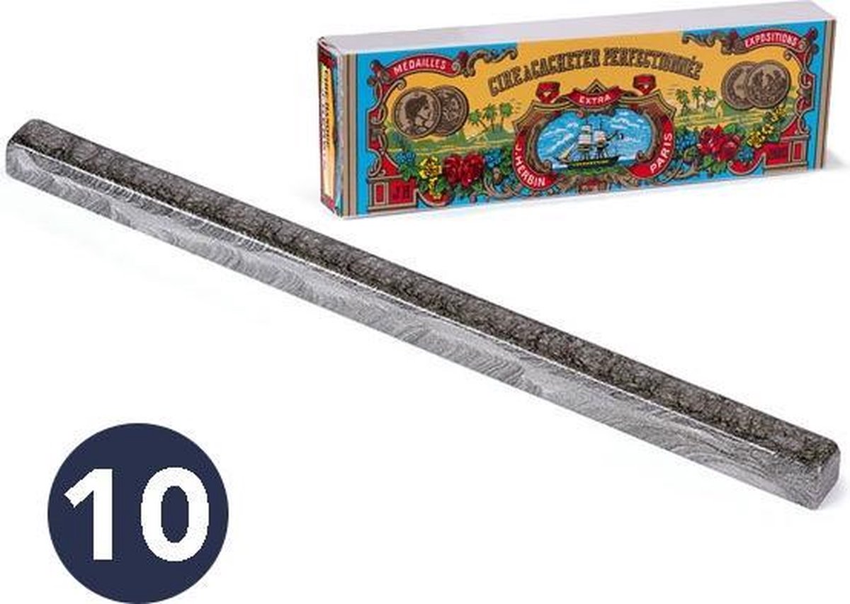 Herbin Zegellak | zilver | 10 staven